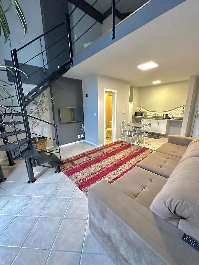 הוילה Jaraguá do Sul Saint Sebastian Flat 716 - Com Hidro! Ate 3 Pessoas, Duplex, No Centro