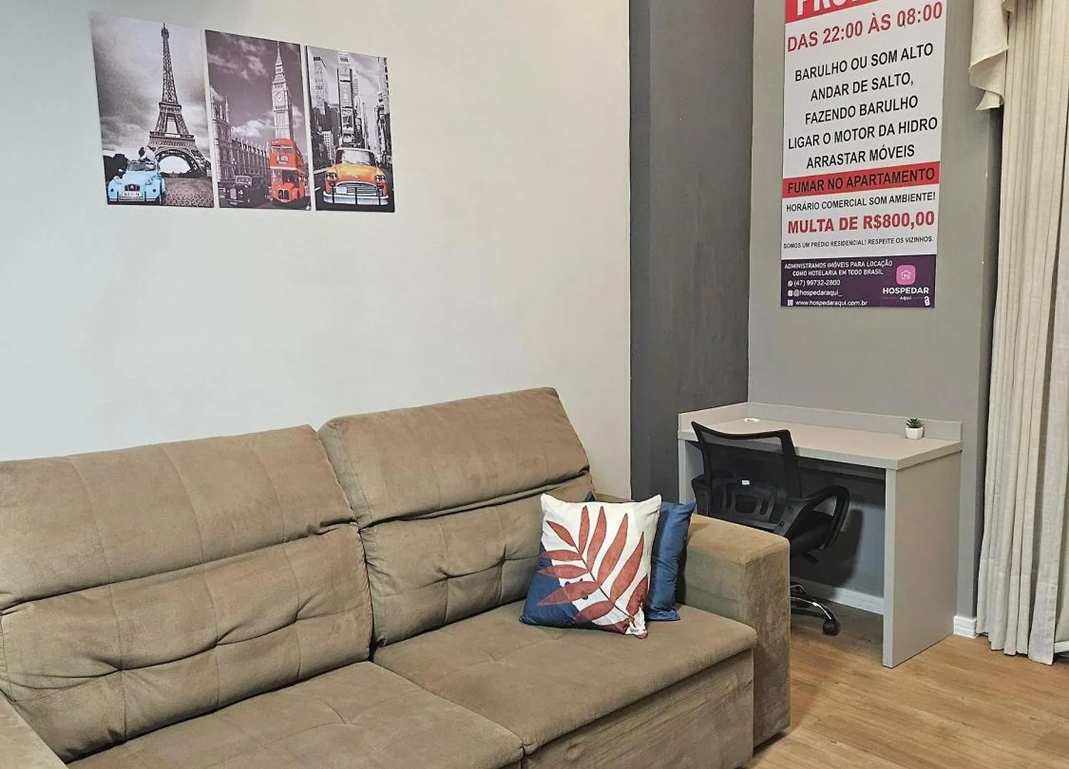הוילה Jaraguá do Sul Saint Sebastian Flat 716 - Com Hidro! Ate 3 Pessoas, Duplex, No Centro